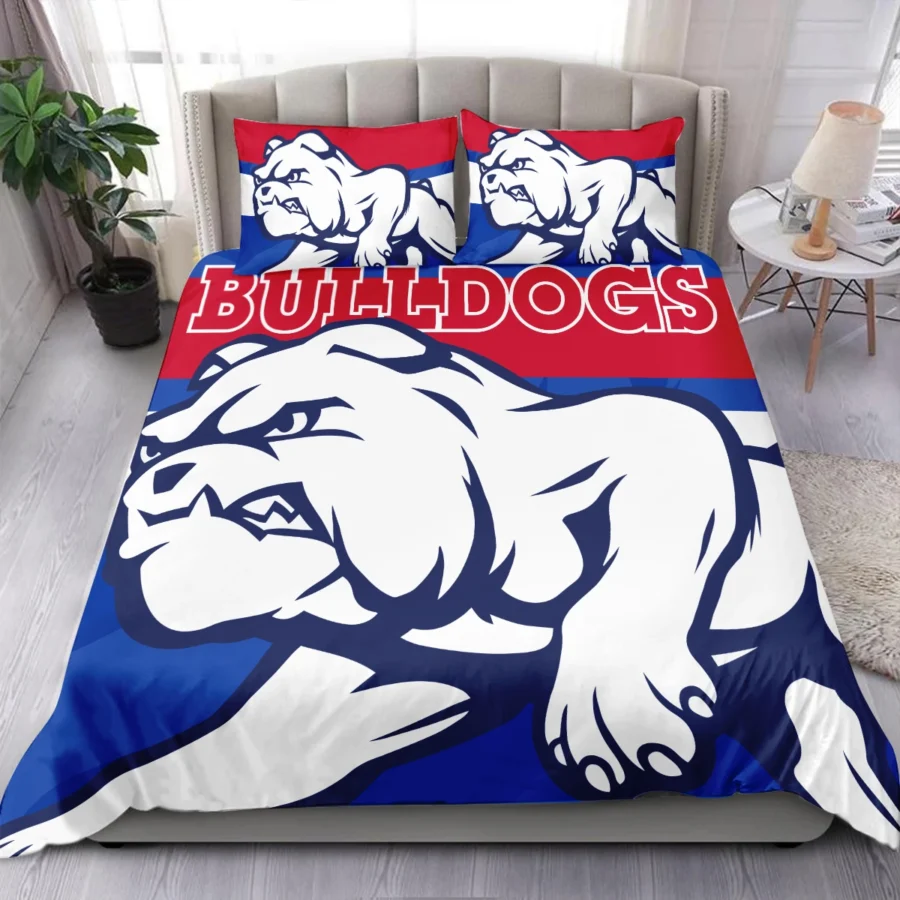 AFL Western Bulldogs Bedding Set Gift For Fans – HOAFL080725BD01WB - Image 3