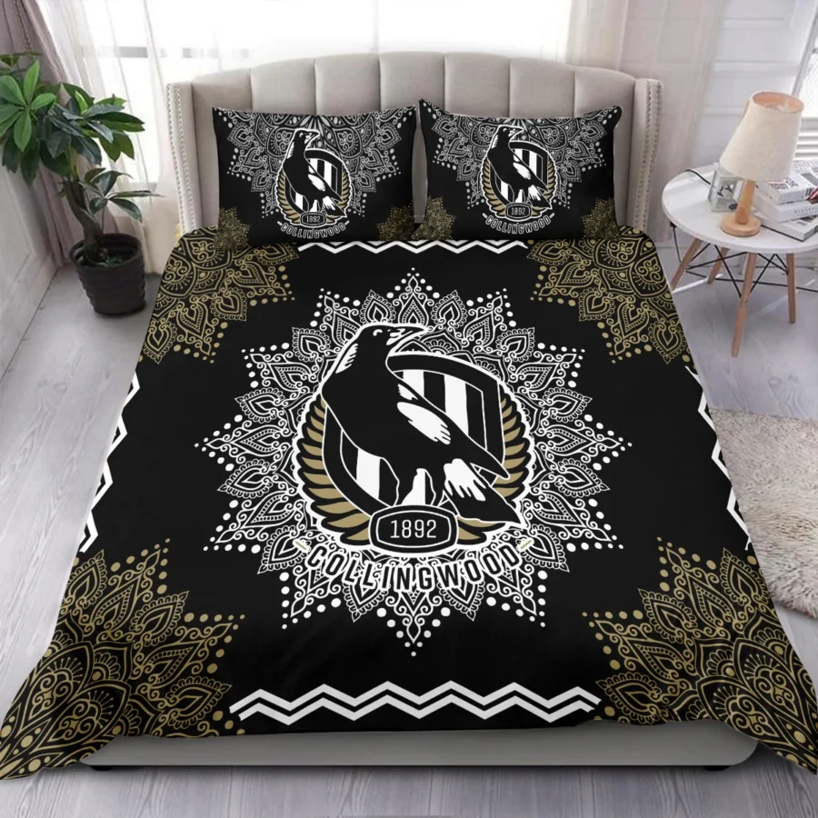 AFL Collingwood Magpies Bedding Set Gift For Fans – HOAFL090725BD01COLL - Image 3