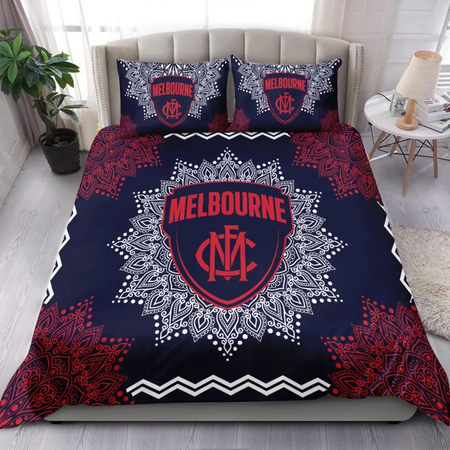 AFL Melbourne Demons Bedding Set Gift For Fans – HOAFL090725BD01MELB - Image 3