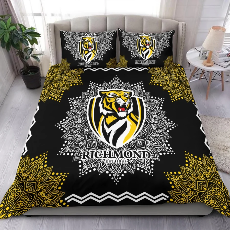 AFL Richmond Tigers Bedding Set Gift For Fans – HOAFL090725BD01RICH - Image 3
