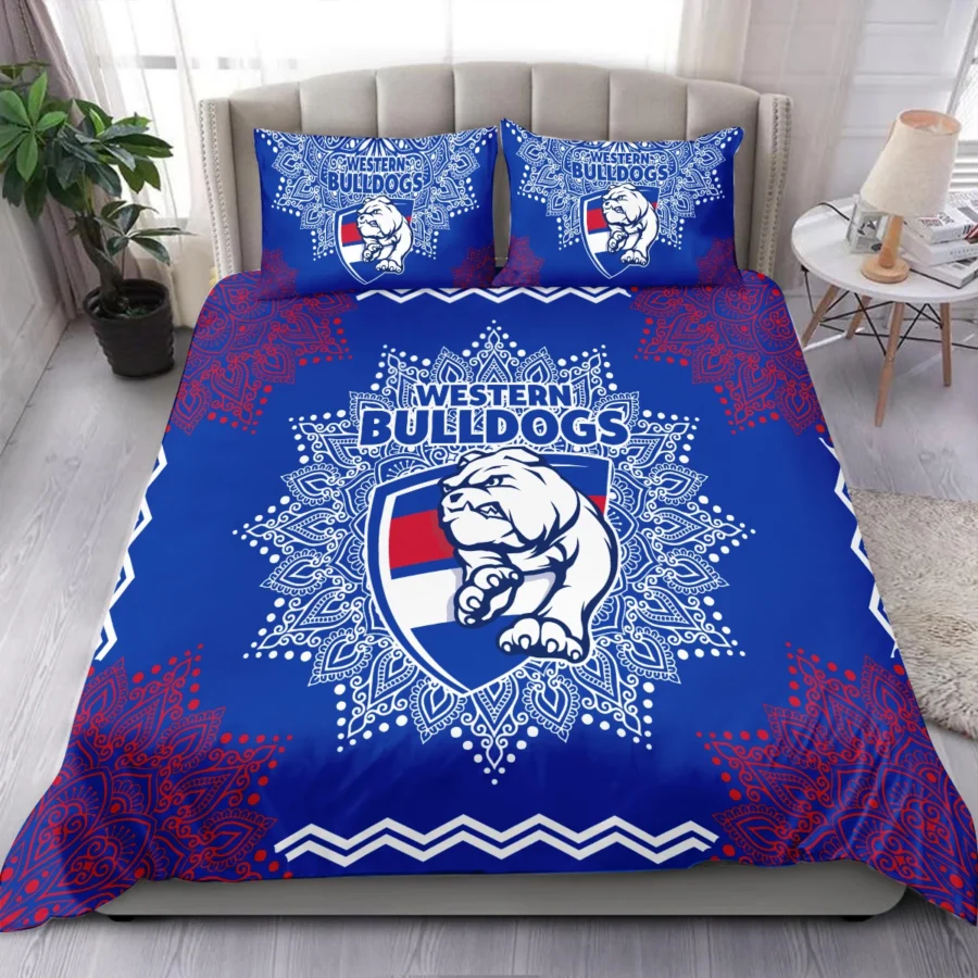 AFL Western Bulldogs Bedding Set Gift For Fans – HOAFL090725BD01WB - Image 3