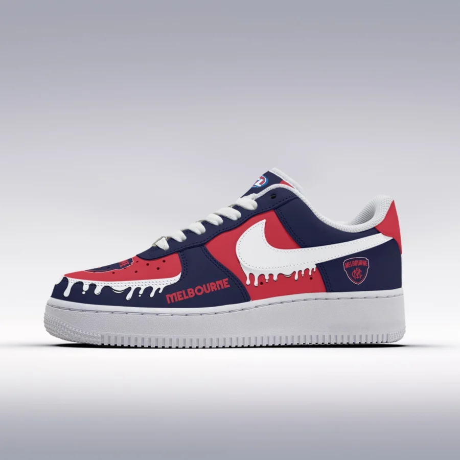 AFL Melbourne Demons Custom Air Low-Top Sneakers Gift For Fans – HOAFL110725AF01MELB - Image 2