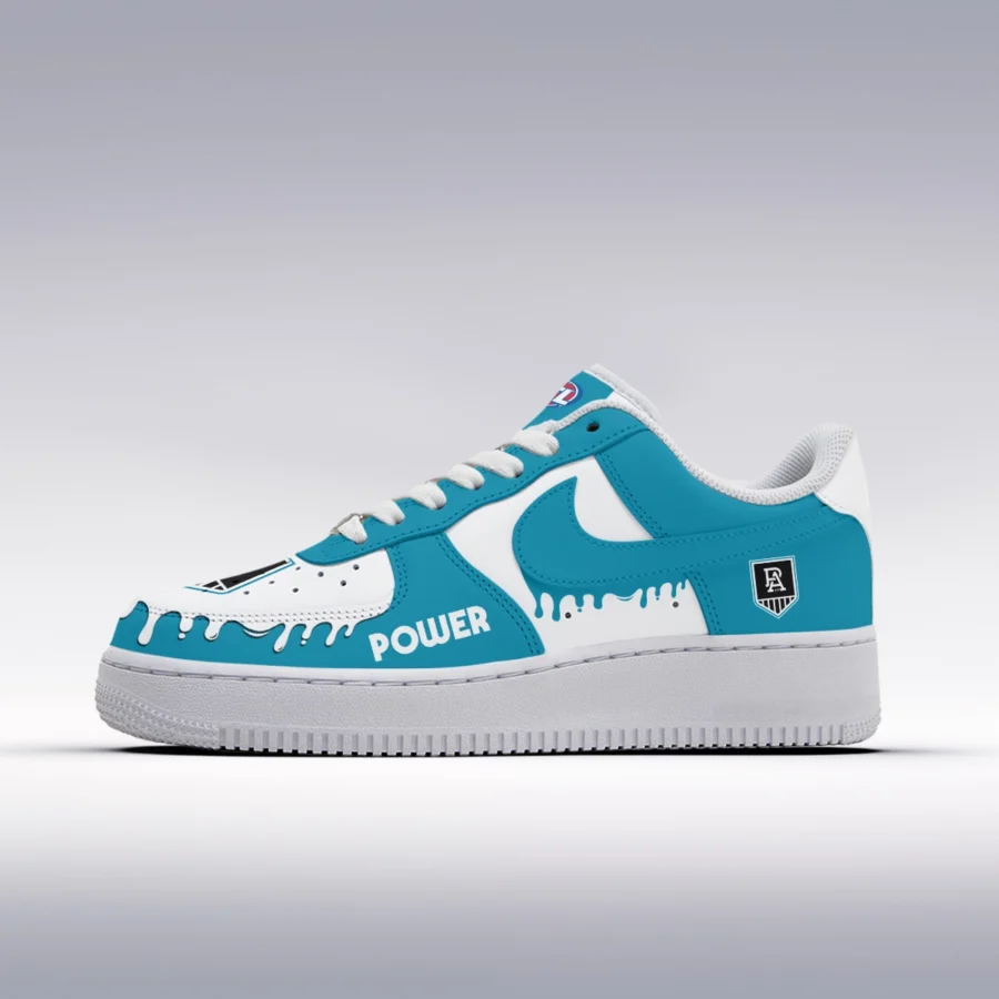 AFL Port Adelaide Power Custom Air Low-Top Sneakers Gift For Fans – HOAFL110725AF01PORT - Image 2