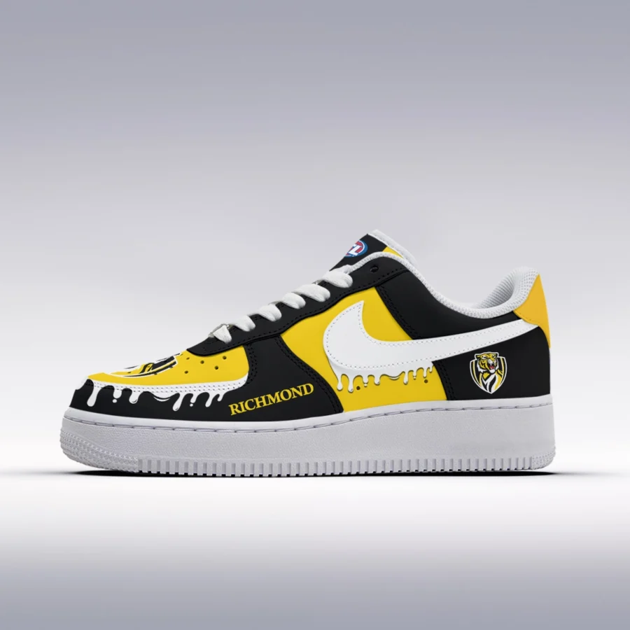 AFL Richmond Tigers Custom Air Low-Top Sneakers Gift For Fans – HOAFL110725AF01RICH - Image 2