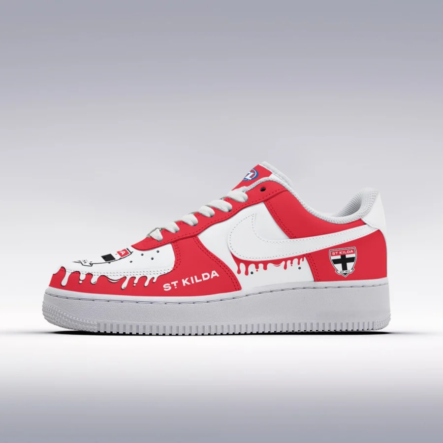 AFL St Kilda Saints Custom Air Low-Top Sneakers Gift For Fans – HOAFL110725AF01STK - Image 2