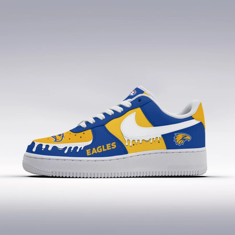 AFL West Coast Eagles Custom Air Low-Top Sneakers Gift For Fans – HOAFL110725AF01WCE - Image 2