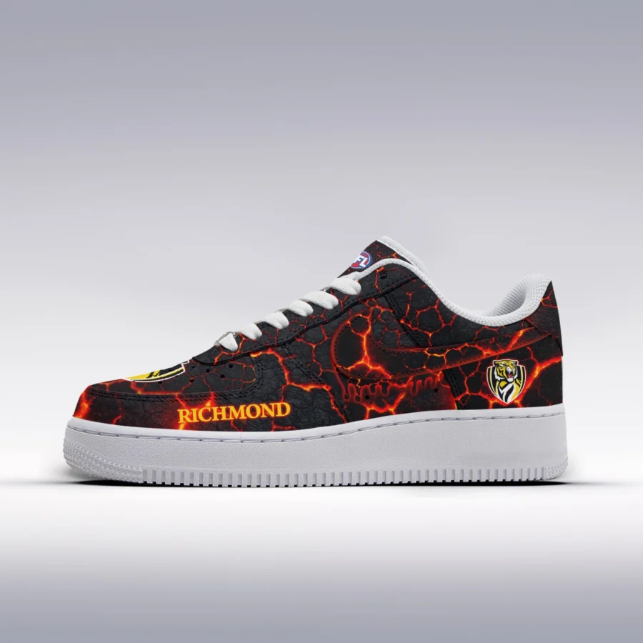 AFL Richmond Tigers Custom Air Low-Top Sneakers Gift For Fans – HOAFL120725AF01RICH - Image 2