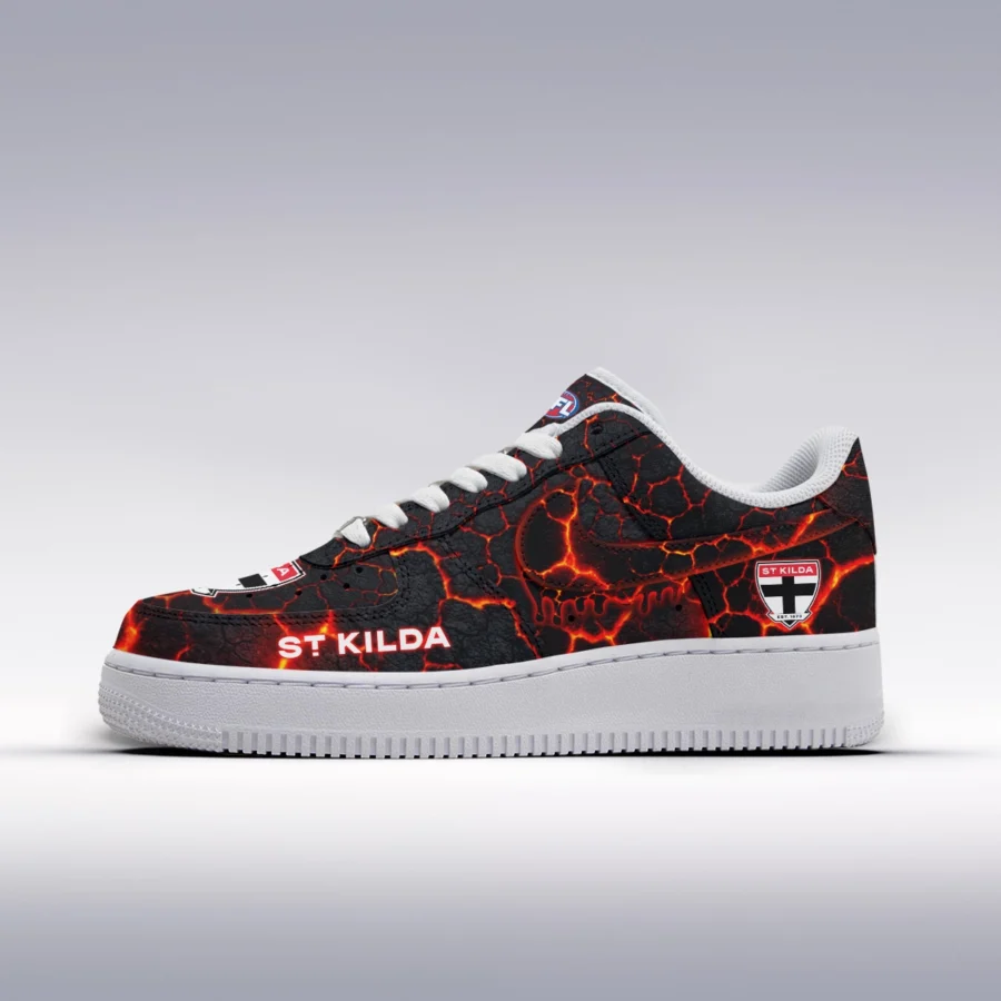 AFL St Kilda Saints Custom Air Low-Top Sneakers Gift For Fans – HOAFL120725AF01STK - Image 2