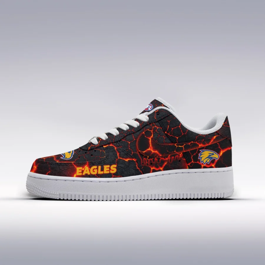 AFL West Coast Eagles Custom Air Low-Top Sneakers Gift For Fans – HOAFL120725AF01WCE - Image 2