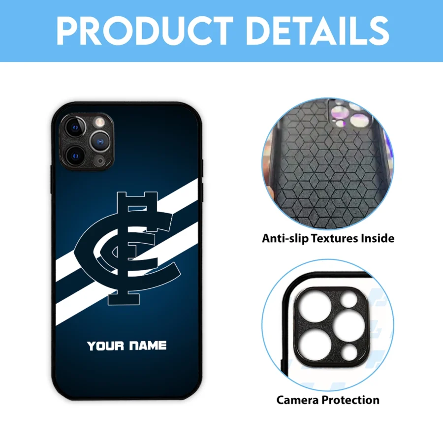 AFL Carlton Blues Phone Case – Dustproof, Scratch & Shock Resistant – HOAFL020725PC01CARL - Image 6