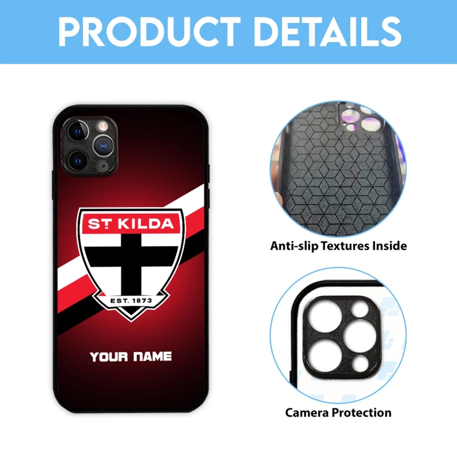 AFL St Kilda Saints Phone Case – Dustproof, Scratch & Shock Resistant – HOAFL020725PC01STK - Image 6