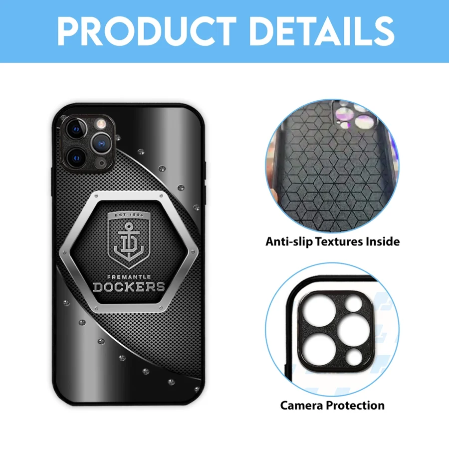 AFL Fremantle Dockers Phone Case – Dustproof, Scratch & Shock Resistant – HOAFL030725PC01FRE - Image 6
