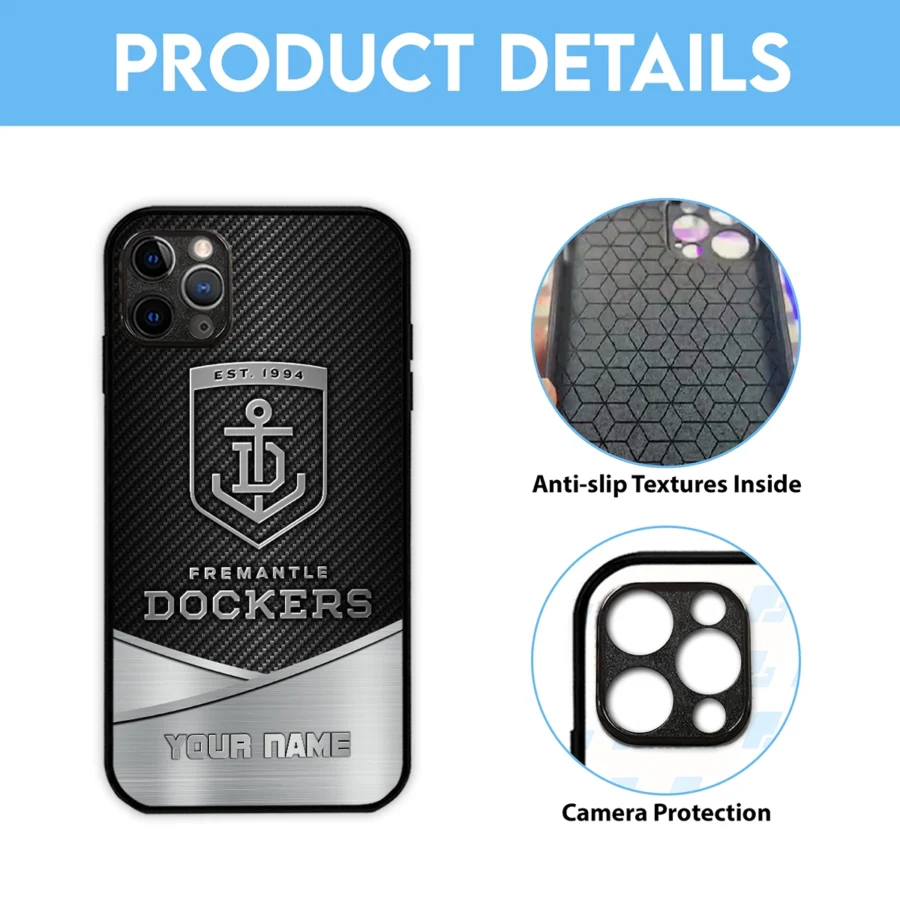 AFL Fremantle Dockers Phone Case – Dustproof, Scratch & Shock Resistant – HOAFL040725PC01FRE - Image 6
