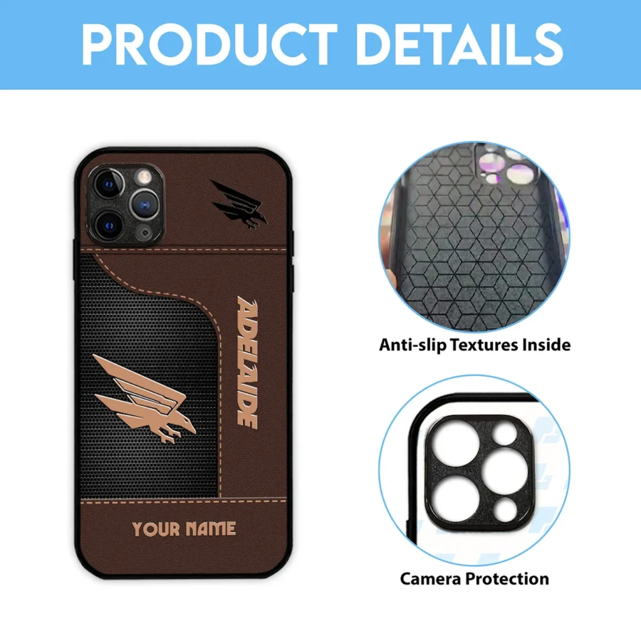 AFL Adelaide Crowss Phone Case – Dustproof, Scratch & Shock Resistant – HOAFL220725PC01ADEL - Image 5
