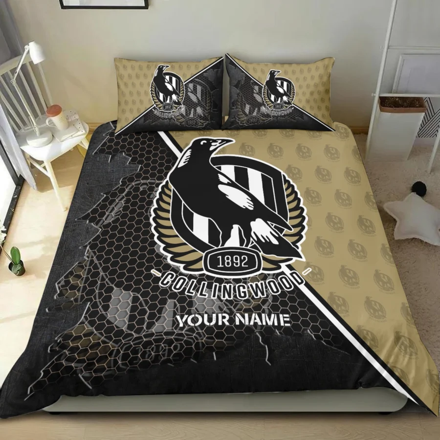 AFL Collingwood Magpies Bedding Set Gift For Fans – HOAFL070725BD01COLL - Image 4
