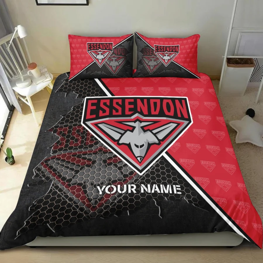 AFL Essendon Bombers Bedding Set Gift For Fans – HOAFL070725BD01ESS - Image 4