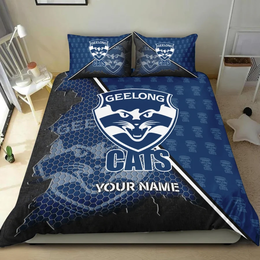 AFL Geelong Cats Bedding Set Gift For Fans – HOAFL070725BD01GEEL - Image 4