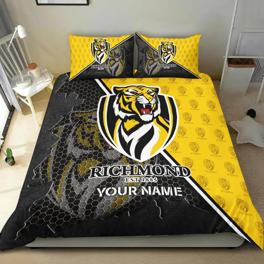 AFL Richmond Tigers Bedding Set Gift For Fans – HOAFL070725BD01RICH - Image 4