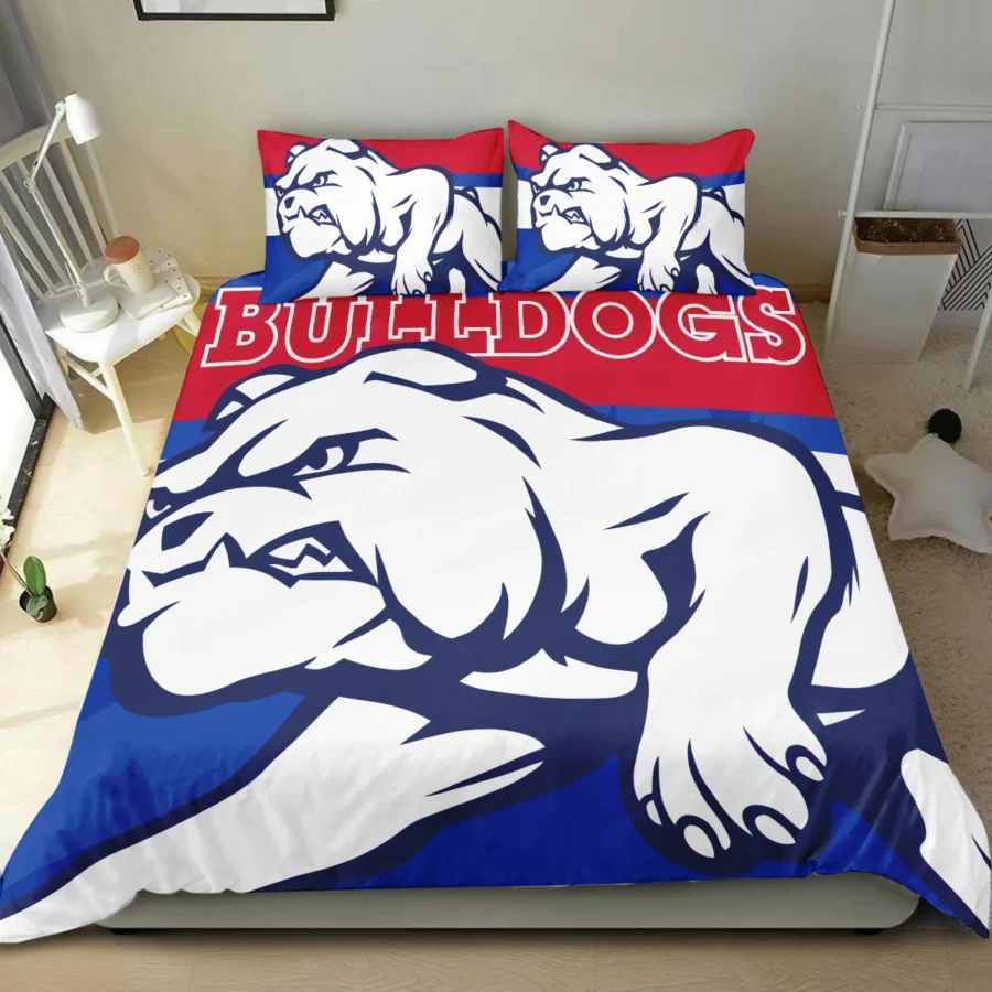 AFL Western Bulldogs Bedding Set Gift For Fans – HOAFL080725BD01WB - Image 4