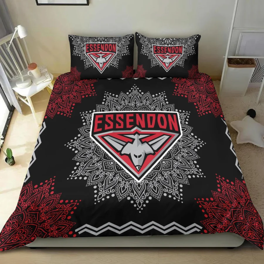 AFL Essendon Bombers Bedding Set Gift For Fans – HOAFL090725BD01ESS - Image 4