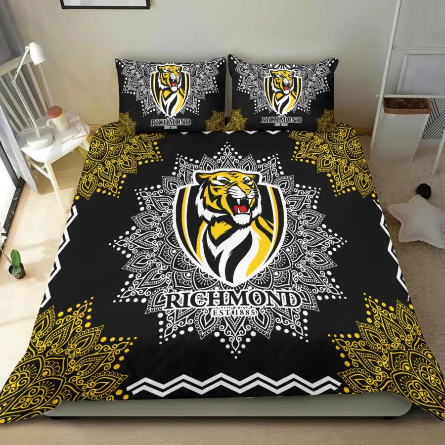 AFL Richmond Tigers Bedding Set Gift For Fans – HOAFL090725BD01RICH - Image 4
