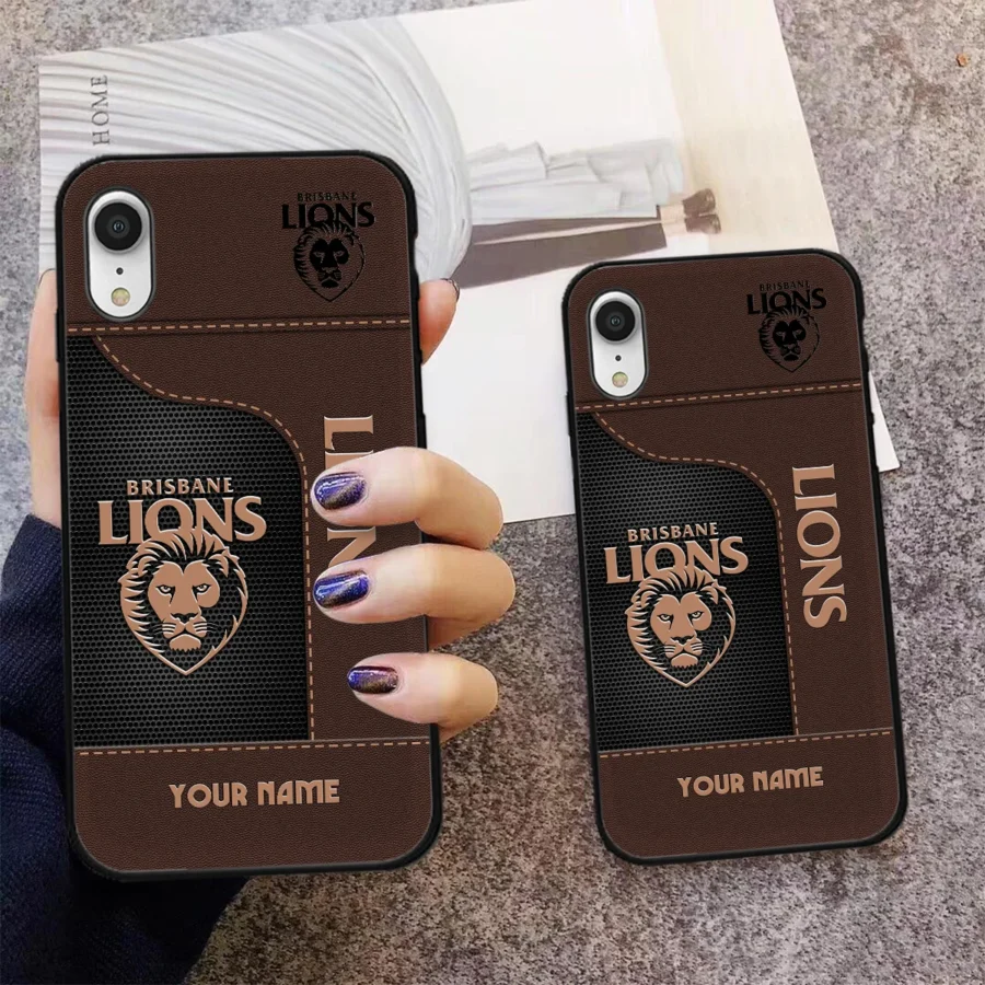 AFL Brisbane Lionss Phone Case – Dustproof, Scratch & Shock Resistant – HOAFL220725PC01BL - Image 3