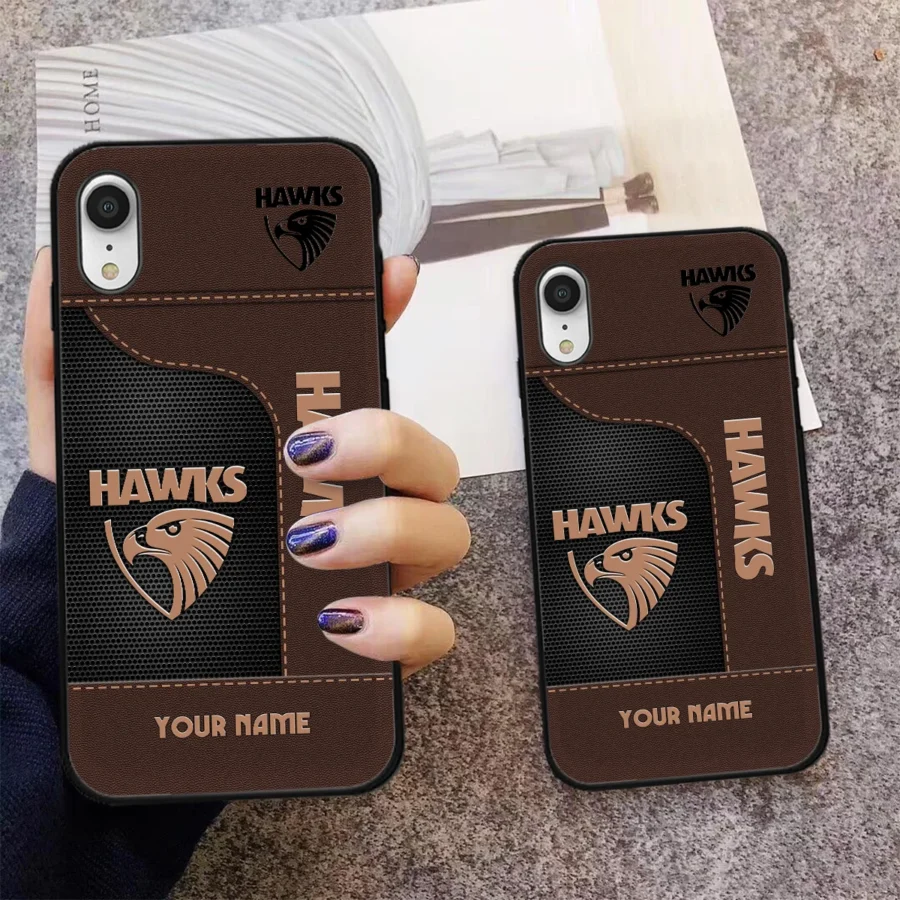 AFL Hawthorn Hawkss Phone Case – Dustproof, Scratch & Shock Resistant – HOAFL220725PC01HAW - Image 3