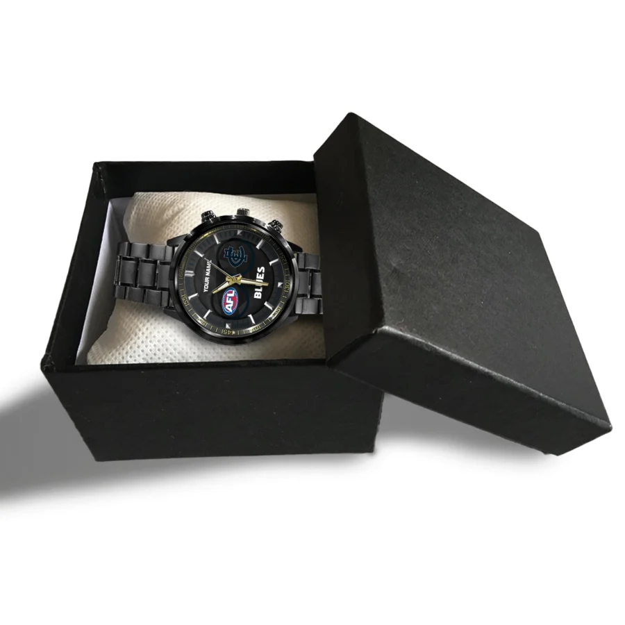 AFL Carlton Blues Stainless Steel Watch Gift For Fans – HOAFL210725WA01CARL - Image 4