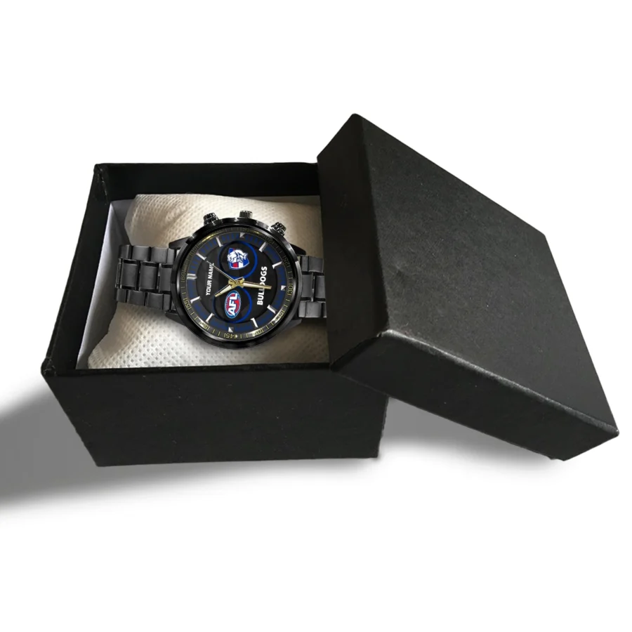 AFL Western Bulldogs Stainless Steel Watch Gift For Fans – HOAFL210725WA01WB - Image 4