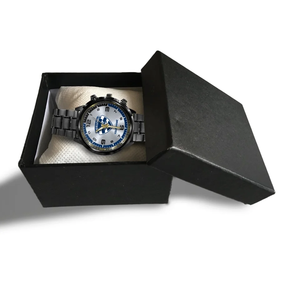 AFL Geelong Cats Stainless Steel Watch Gift For Fans – HOAFL210725WA02GEEL - Image 4