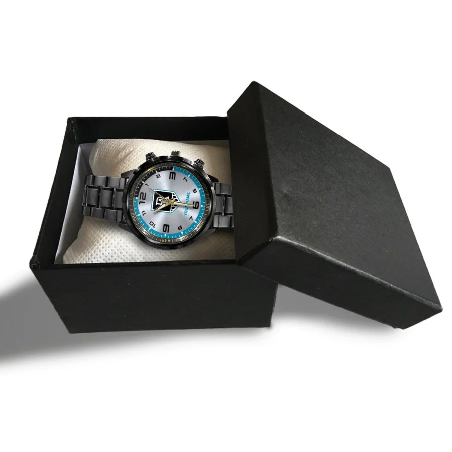 AFL Port Adelaide Power Stainless Steel Watch Gift For Fans – HOAFL210725WA02PORT - Image 4
