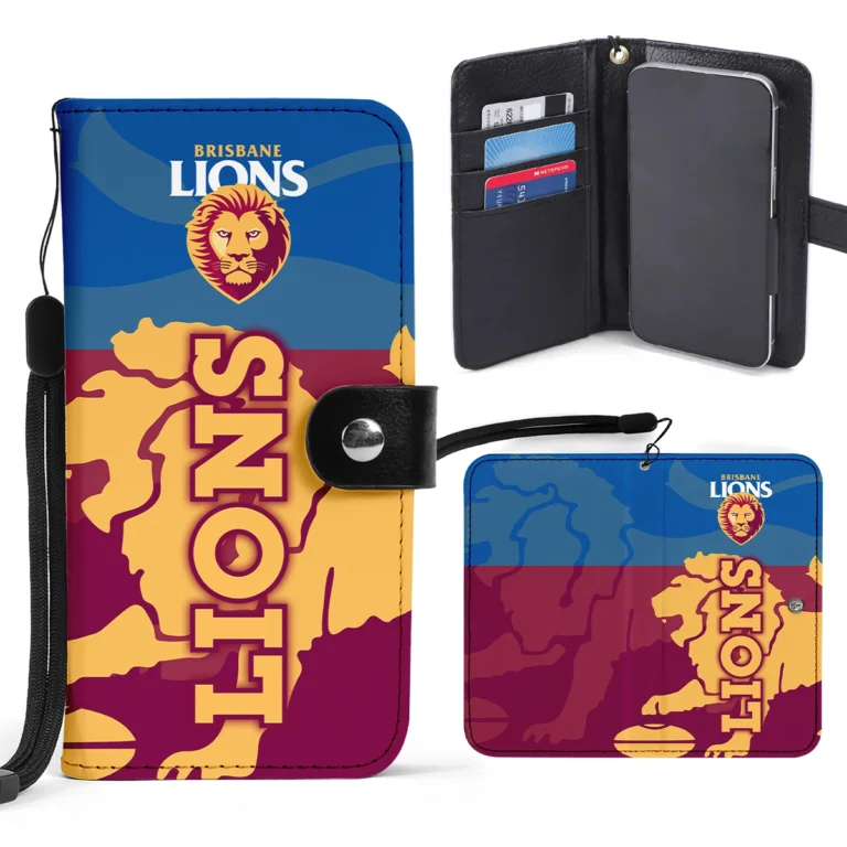 AFL Brisbane Lions Wallet Case – HOAFL290725WL01BL