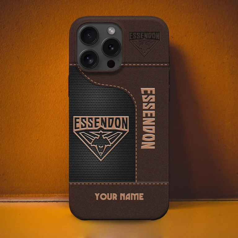 AFL Essendon Bomberss Phone Case – Dustproof, Scratch & Shock Resistant – HOAFL220725PC01ESS