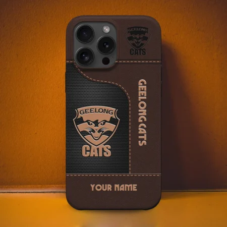 AFL Geelong Catss Phone Case – Dustproof, Scratch & Shock Resistant – HOAFL220725PC01GEEL