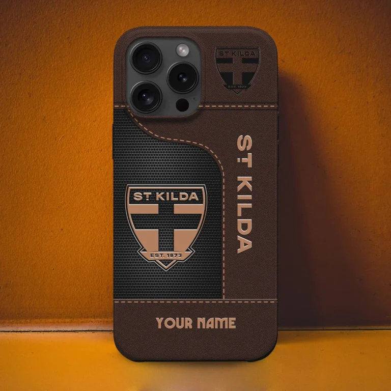AFL St Kilda Saintss Phone Case – Dustproof, Scratch & Shock Resistant – HOAFL220725PC01STK