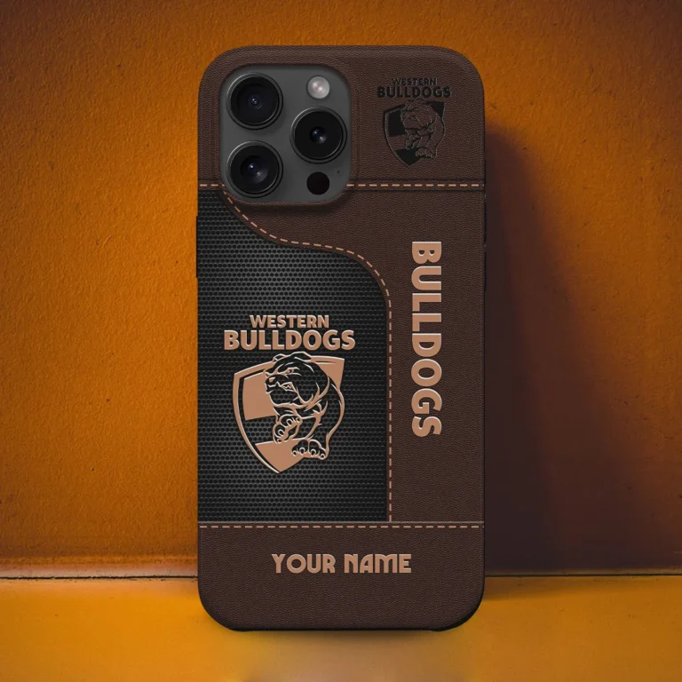 AFL Western Bulldogss Phone Case – Dustproof, Scratch & Shock Resistant – HOAFL220725PC01WB