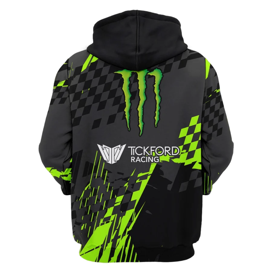 Monster Castrol Racing Exclusive Logo Zipper Hoodie HOSPC040725A01TF-ZHD - Image 3