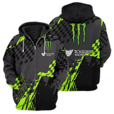 Monster Castrol Racing Exclusive Logo Zipper Hoodie HOSPC040725A01TF-ZHD