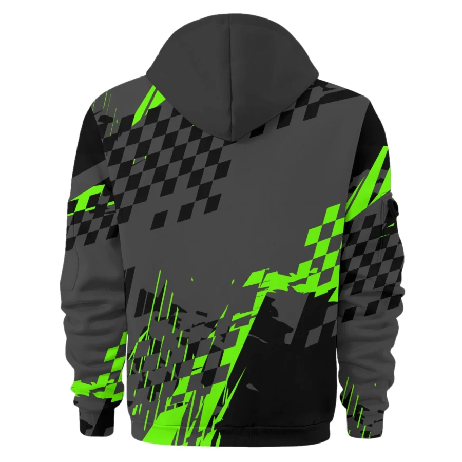 BMW Motorrad Motorcycles Exclusive Logo Hoodie Half Zipper HOMO190725A01BMW-HDF - Image 2