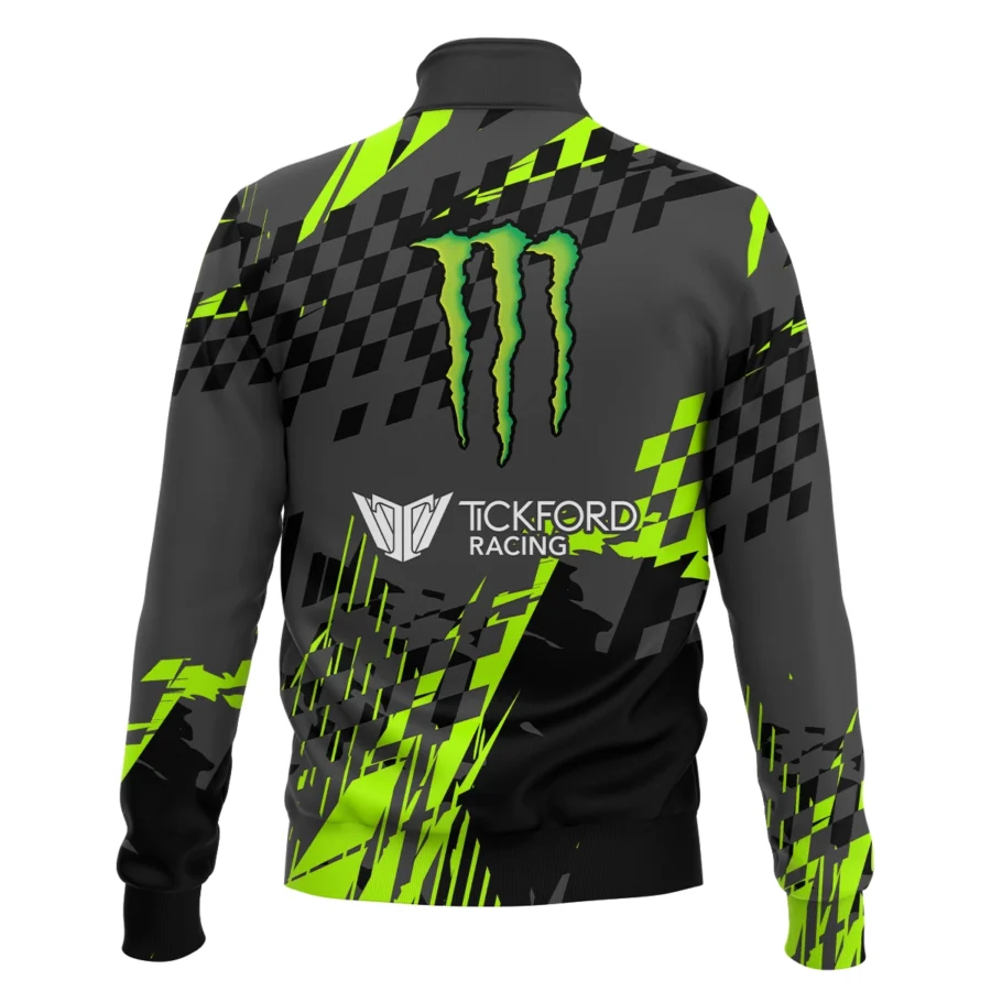 Monster Castrol Racing Exclusive Logo Quarter-Zip Sweatshirt HOSPC040725A01TF-QTZ - Image 3