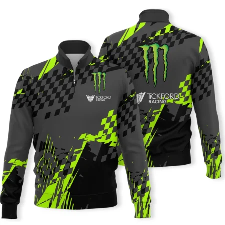 Monster Castrol Racing Exclusive Logo Quarter-Zip Sweatshirt HOSPC040725A01TF-QTZ
