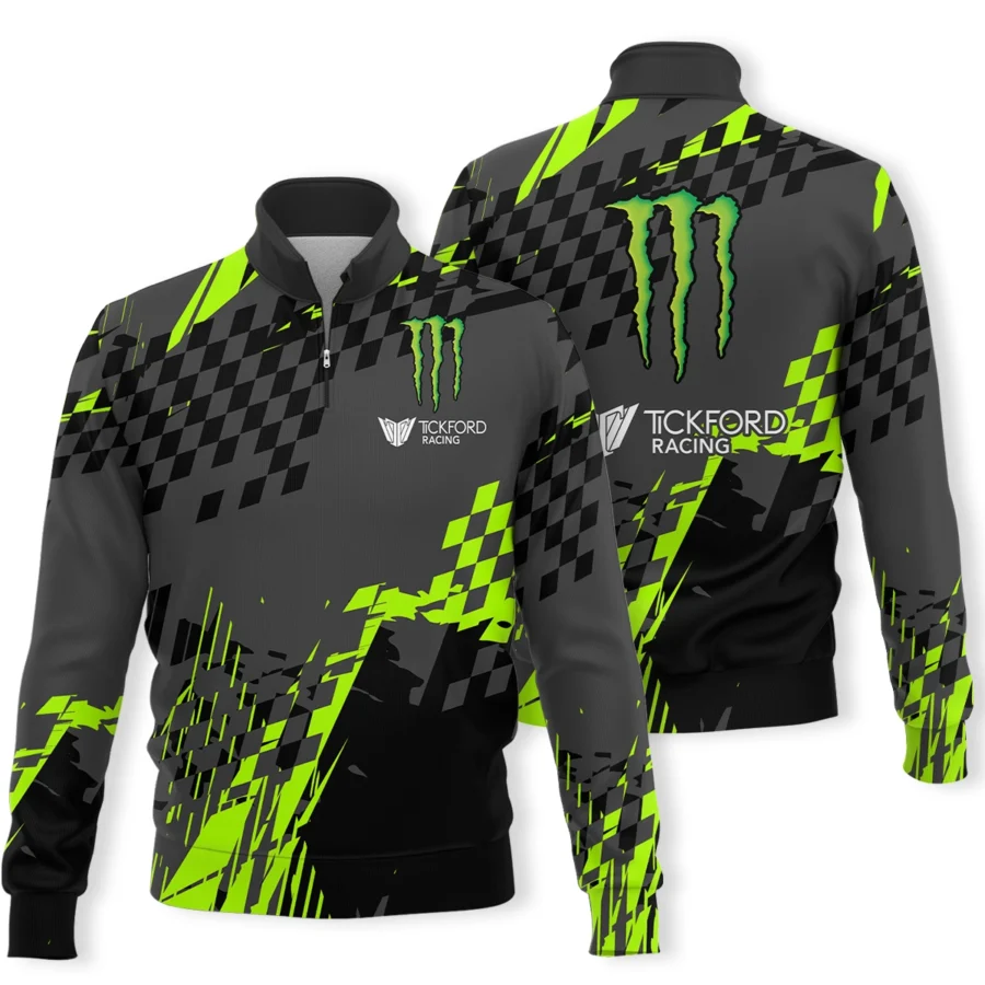 Monster Castrol Racing Exclusive Logo Quarter-Zip Sweatshirt HOSPC040725A01TF-QTZ