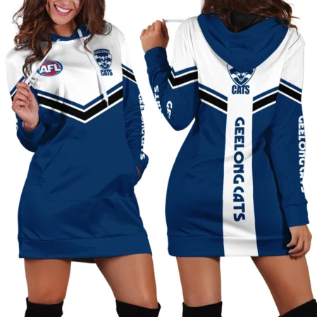 AFL Geelong Cats Hoodie Dress Gift For Fans – HOAFL260725HDR01GEEL