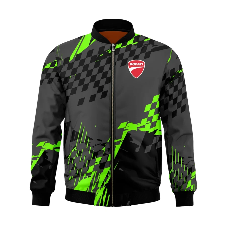 Ducati Motorcycles Exclusive Logo Bomber Jacket HOMO190725A01DUC-BB