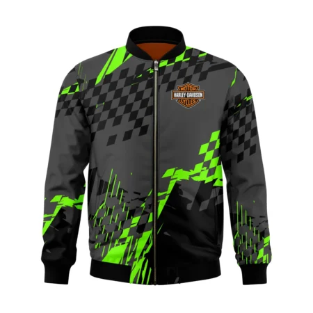 Harley-Davidson Motorcycles Exclusive Logo Bomber Jacket HOMO190725A01HD-BB