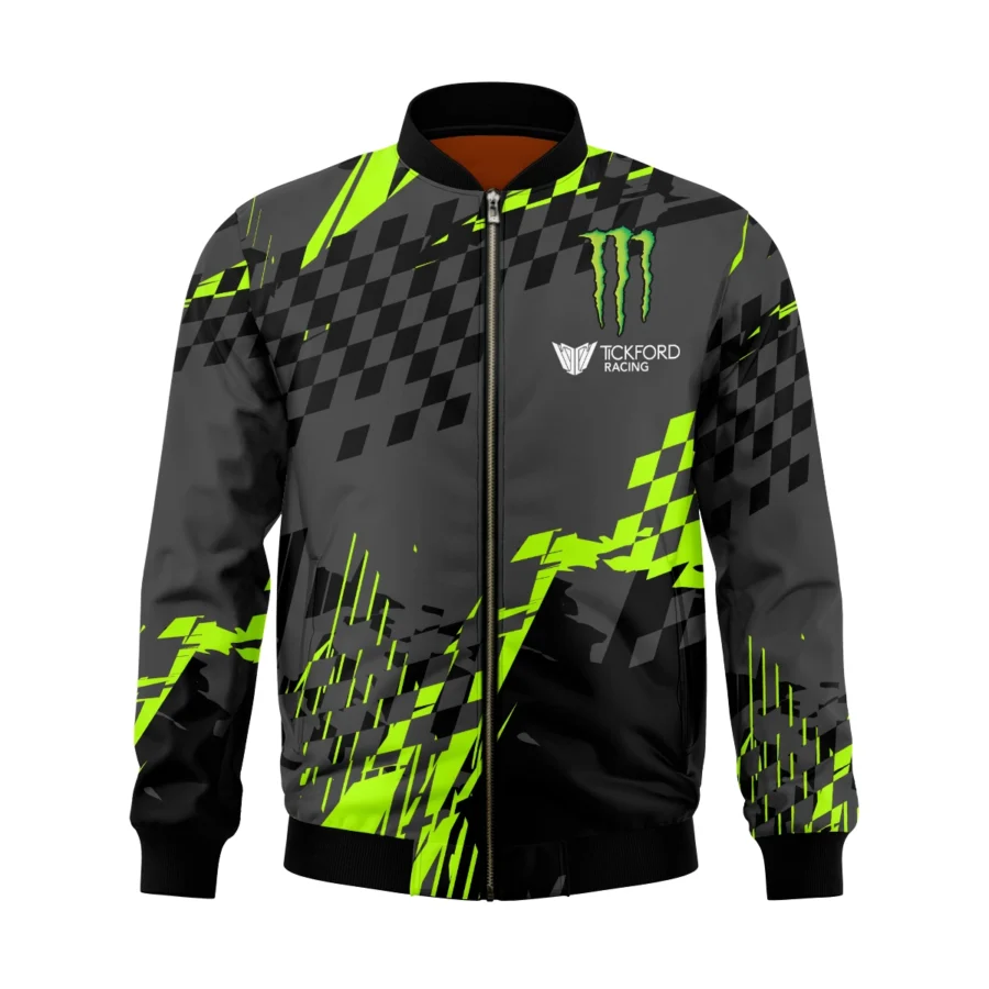 Monster Castrol Racing Exclusive Logo Bomber Jacket HOSPC040725A01TF-BB - Image 2