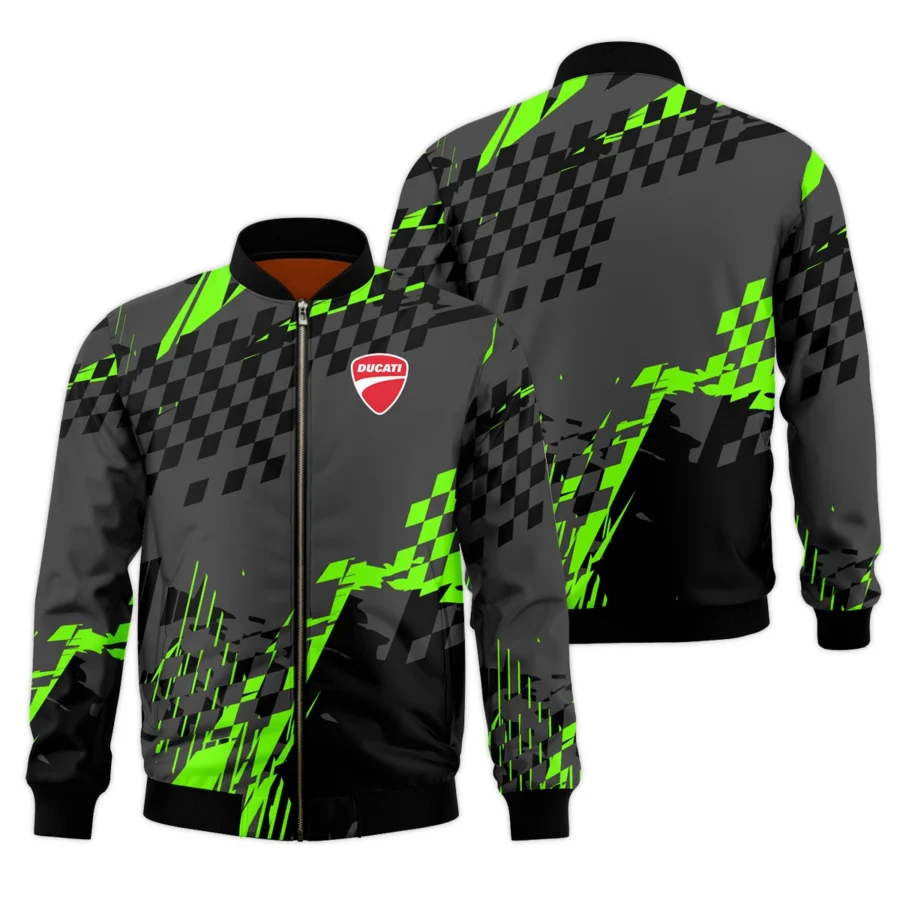 Ducati Motorcycles Exclusive Logo Bomber Jacket HOMO190725A01DUC-BB - Image 3