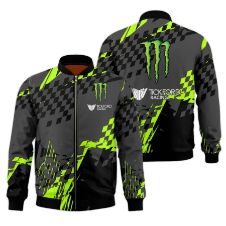 Monster Castrol Racing Exclusive Logo Bomber Jacket HOSPC040725A01TF-BB