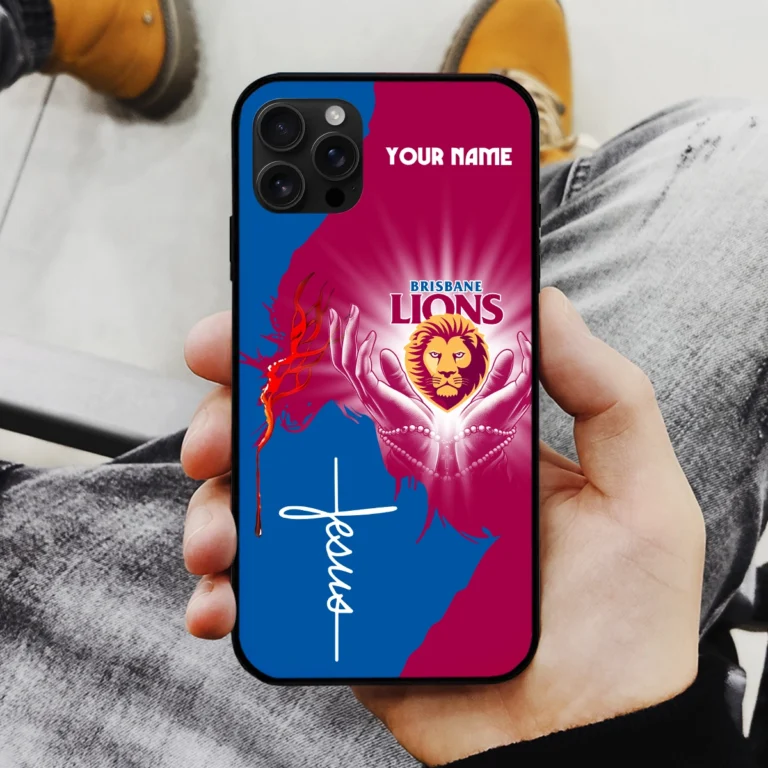 AFL Brisbane Lions Phone Case – Dustproof, Scratch & Shock Resistant – HOAFL250825PC01BL