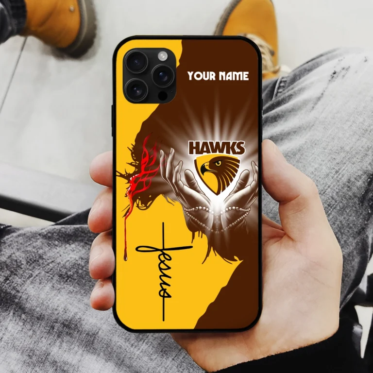 AFL Hawthorn Hawks Phone Case – Dustproof, Scratch & Shock Resistant – HOAFL250825PC01HAW